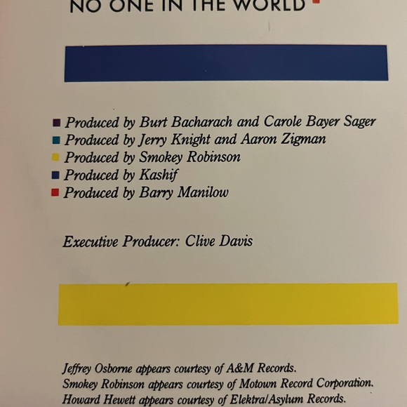 Dionne Warwick Promotional 1987 Reservations For Two Vinyl LP - Picture 7 of 11